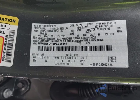 2023 Ford Bronco Wildtrak from USA, damaged, VIN 1FMEE5DP8PLB65861